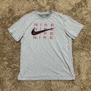 Nike grey dri-fit t-shirt Size Large